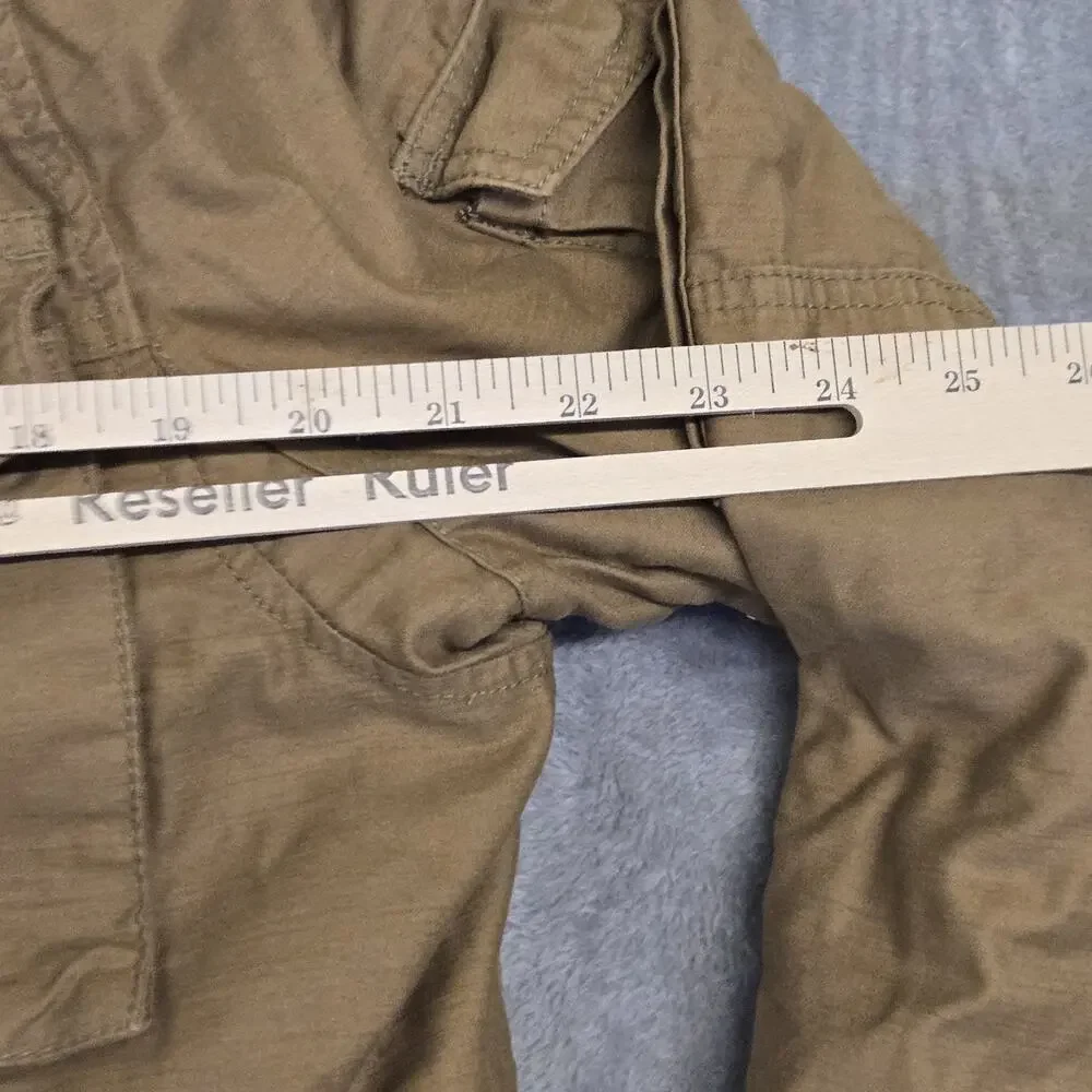 J. Crew NX-631 M65 Military / Mechanic Field Jacket MENS M Hooded Khaki Brown